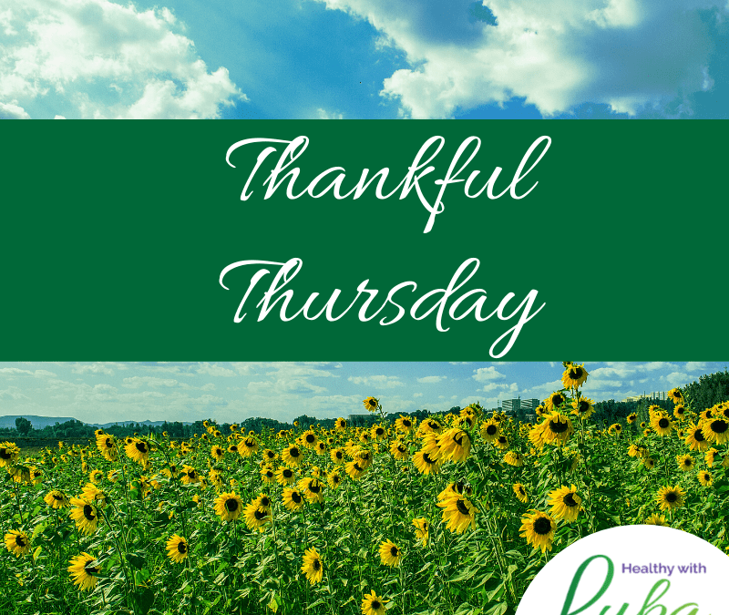 Thankful Thursday – November 6, 2025